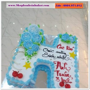 Bánh Sinh Nhật Chữ Cái & Số - RP69